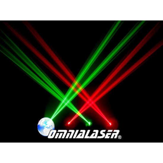 OmniaLaser - Effetto Luce Laser LaserShow RG DMX OL-Q400RG OmniaLaser - Effetto Luce Laser LaserShow RG DMX OL-Q400RG