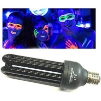Lampadina UV di Wood OmniaLaser 26W E27 – BlackLight a Raggi Ultravioletti per Effetti Speciali