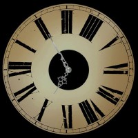 Orologio Design Adesivo Tatoo Da Parete Modello 1