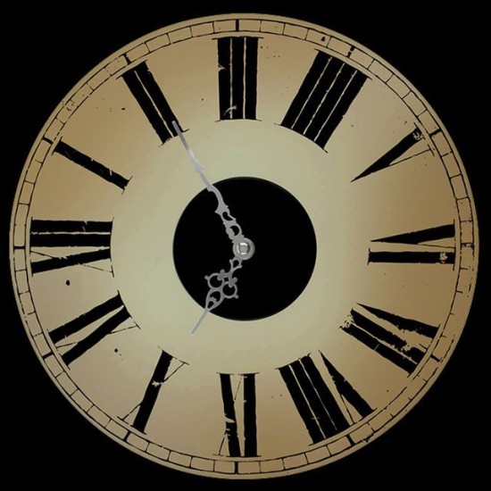 Orologio Design Adesivo Tatoo Da Parete Modello 1