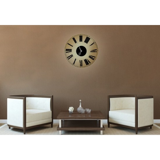 Orologio Design Adesivo Tatoo Da Parete Modello 1