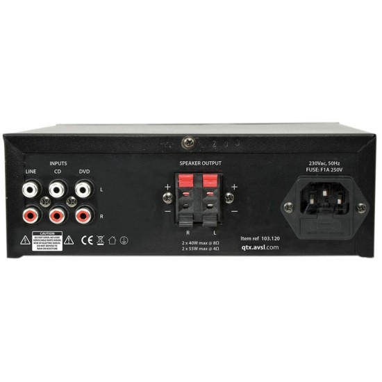 Amplificatore audio stereo digitale compatto 2 x 55W KAD-2