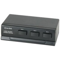 Distributore di segnale Audio Stereo CD/AUX switch, 3-way