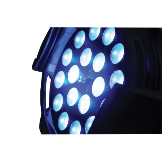 Faro Proiettore Multicolore Zoom Par Can 18 x RGBW LEDs Faro Proiettore Multicolore Zoom Par Can 18 x RGBW LEDs