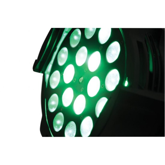 Faro Proiettore Multicolore Zoom Par Can 18 x RGBW LEDs Faro Proiettore Multicolore Zoom Par Can 18 x RGBW LEDs
