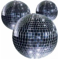 Sfera Specchiata Vintage 30cm - Effetti Luce Anni '70