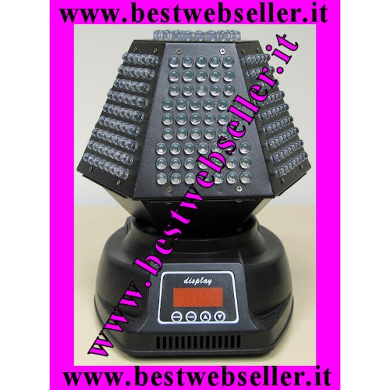 Testa Mobile Effetto Luce Centropista LED Uragano - Strobo 369