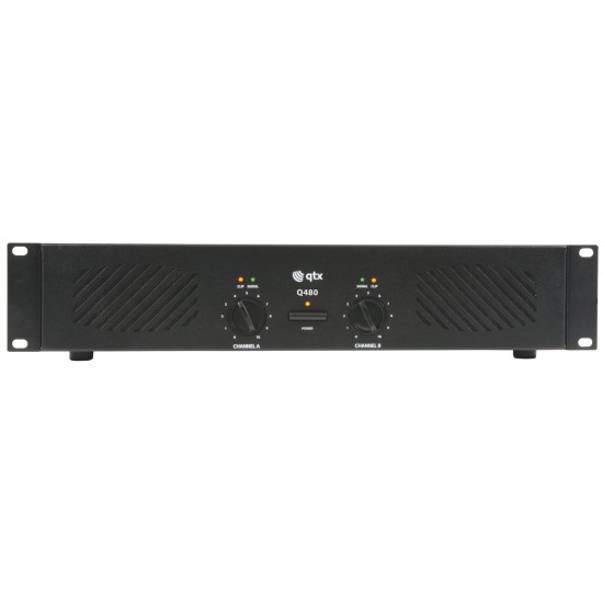 Amplificatore di Potenza Professionale Q480 - 2 x 240W per DJ e Performer