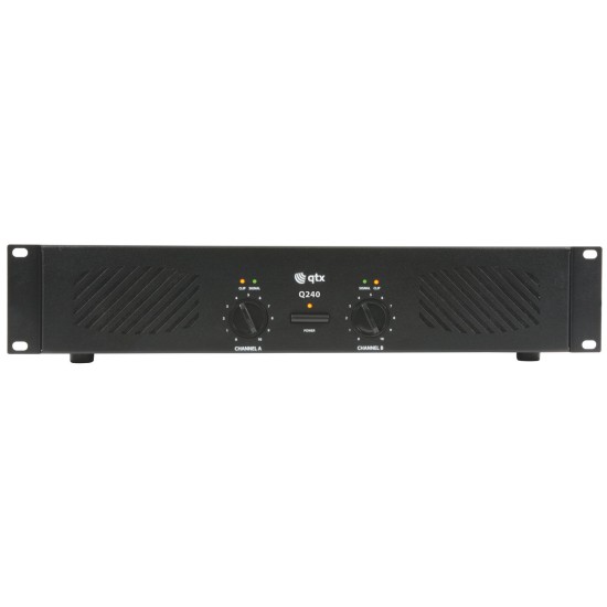 Amplificatore di Potenza Q240 Stereo 2 x 120W per DJ e Performer