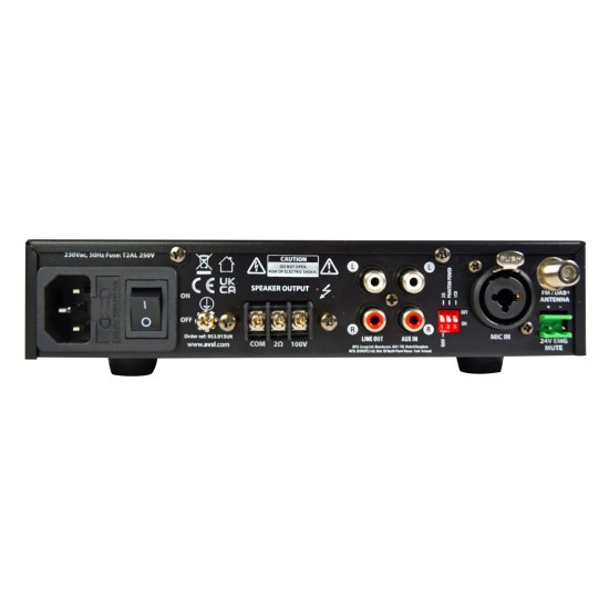 Amplificatore Mixer Compatto 100V UX240 da 240W con Media Player Integrato