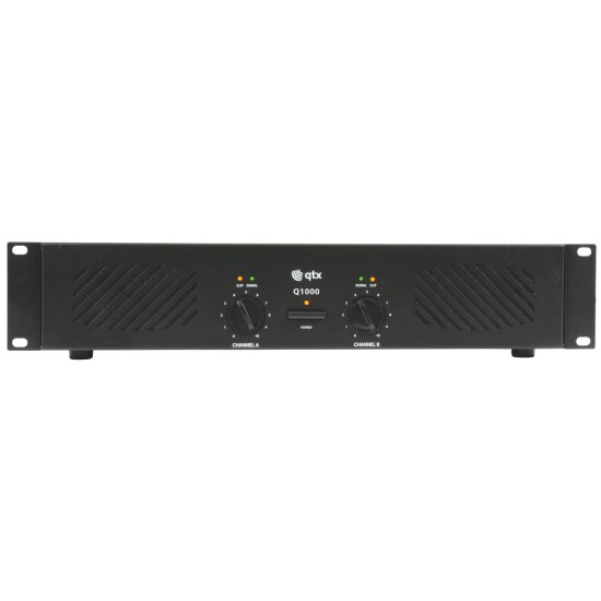 Amplificatore Professionale Q1000: Potenza 2 x 500W per DJ e Performer