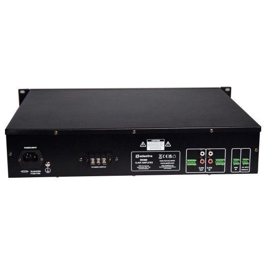 Amplificatore Slave RS480 100V per Sistemi Audio Professionali