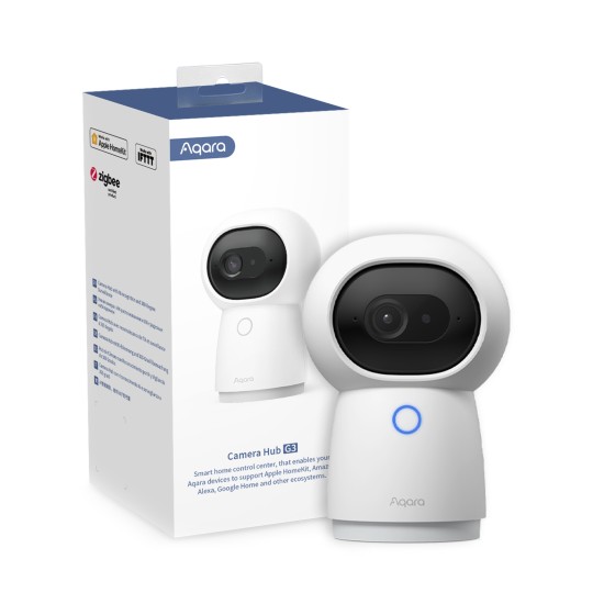 Aqara Camera Hub G3: Telecamera 2K Girevole con Hub Zigbee e Riconoscimento Facciale AI