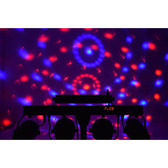 Barra LED Multi-Effetti con Treppiede per Eventi - Soluzione Completa di Illuminazione Portatile