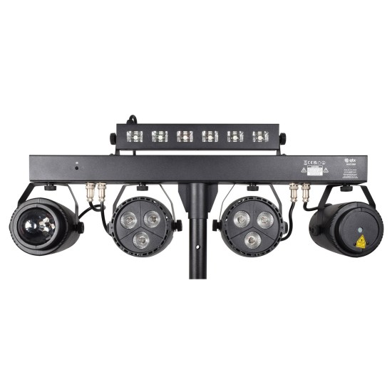 Barra LED Multi-Effetti con Treppiede per Eventi - Soluzione Completa di Illuminazione Portatile