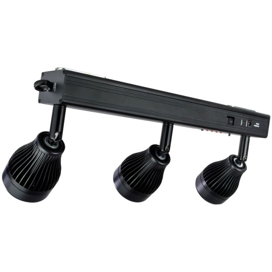 Barra Led Pinspot Ricaricabile 3x5W per Illuminazione Eventi