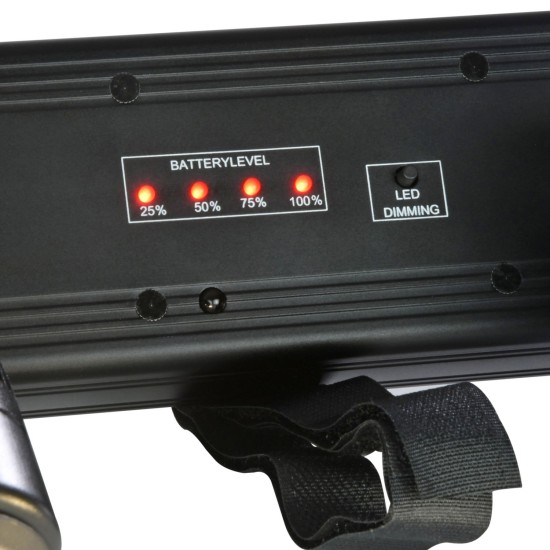 Barra Led Pinspot Ricaricabile 3x5W per Illuminazione Eventi