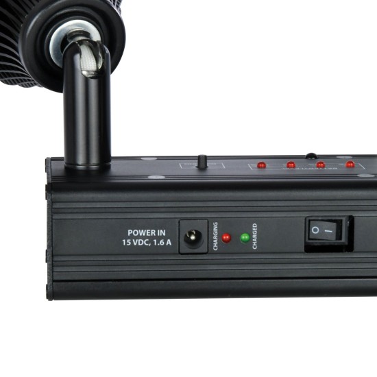 Barra Led Pinspot Ricaricabile 3x5W per Illuminazione Eventi