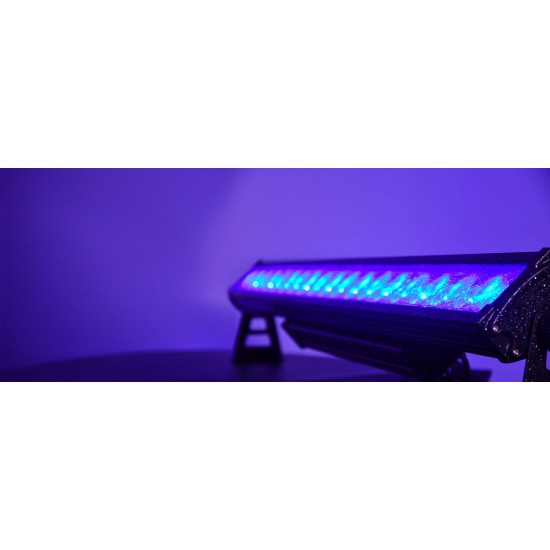 Barra LED RGBWA/UV Impermeabile 18x18W per Effetti Luce Professionali