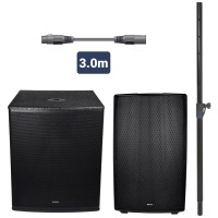 Bundle Audio Professionale MonoSound H CL1518A per Eventi da 150 Persone