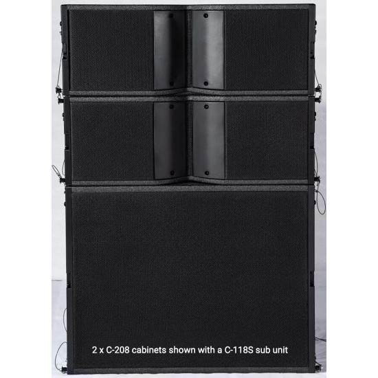 C-208 Array: Sistema Audio Professionale con 2 Driver 8