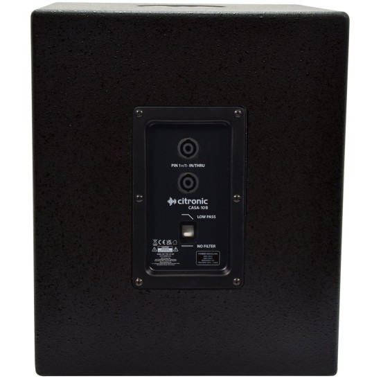 CASA-10B Subwoofer Passivo 300W RMS Compatto e Potente