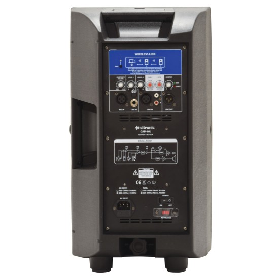 Cassa Attiva CAB-10L BT 220W con Collegamento Bluetooth e Stereo Link