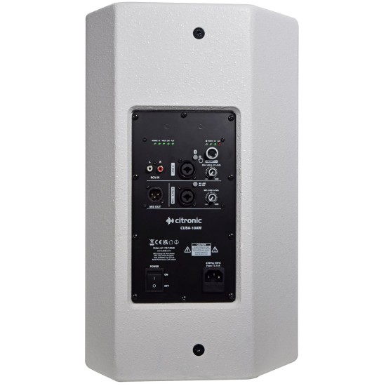 Cassa Attiva Full-Range 270W con DSP e Bluetooth CUBA-10AW - Bianca