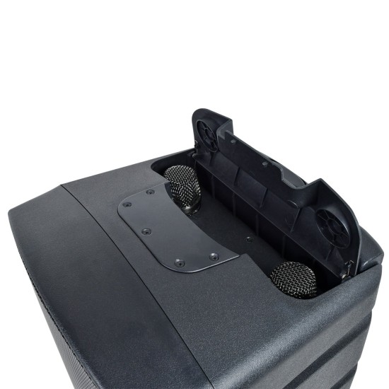 Cassa Attiva Portatile Performer-12 con Microfoni UHF Ricaricabili - 200W