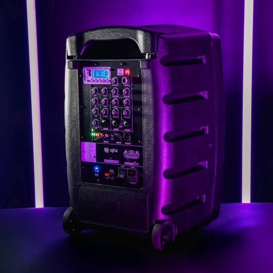 Cassa Attiva Portatile Performer-12 con Microfoni UHF Ricaricabili - 200W