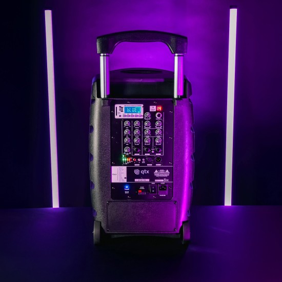 Cassa Attiva Portatile Performer-12 con Microfoni UHF Ricaricabili - 200W