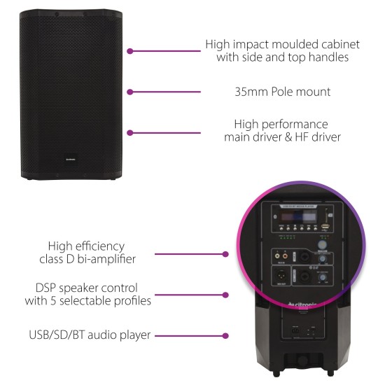 Cassa Attiva Professionale 8