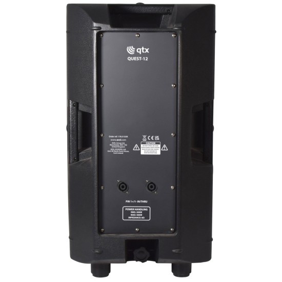 Cassa Passiva QUEST-12 da 400W per Impianti Audio Professionali