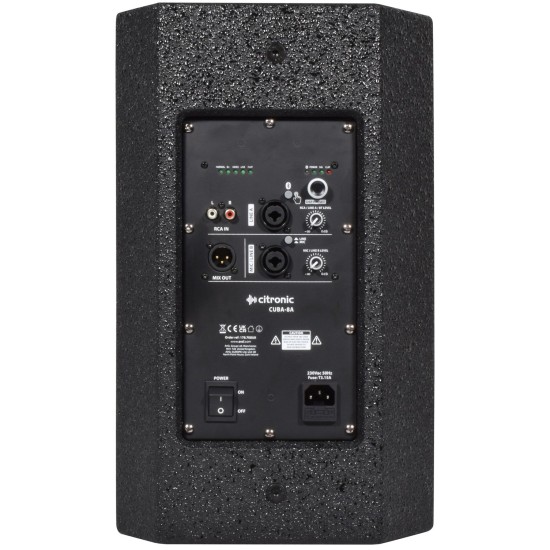 Casse Attive Full-Range CUBA-8A 250W con DSP e Bluetooth