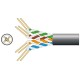 Cavo di Rete Cat5e U/UTP per Esterni 305m Nero - Ideale per Ethernet Gigabit