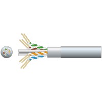 Cavo di Rete Cat6 F/UTP 305m Grigio per Trasmissione Dati Veloce