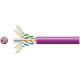 Cavo di Rete Cat6 U/UTP LSZH 305m Viola per Applicazioni Gigabit Ethernet