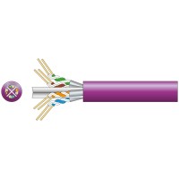 Cavo di Rete Cat6a U/FTP LSZH 305m Lilla - Alta Velocità e Sicurezza