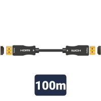 Cavo HDMI 4K UHD in Fibra Ottica Attiva 100m per Trasmissione Video ad Alta Velocità