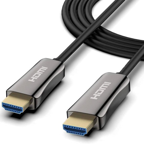 Cavo HDMI Attivo in Fibra Ottica 4K UHD 75m per Trasmissioni Lunghe