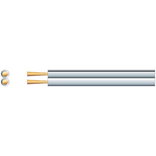 Cavo per Altoparlanti Heavy Duty Fig 8 - 100m di Qualità Professionale