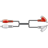 Cavo RCA a Spinotti RCA Impilabili 1,8m - Connettore Audio Analogico