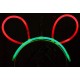 Set 10 Cerchietti Luminosi per Party con Orecchie Topolino | Accessorio per Knicklichter Neon | Ideale per Feste, Carnevale e Halloween