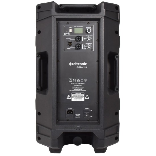 CLARA-12A: Cassa Attiva Professionale 400W RMS con DSP e Bluetooth