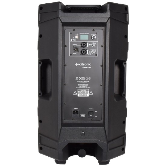 CLARA-15A Cassa Attiva Professionale 470W RMS con Bluetooth e DSP