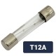 Confezione da 10 Fusibili Lenti 6 x 32mm T12A per Sicurezza Elettrica