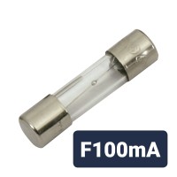Confezione da 10 Fusibili Rapidi 5x20mm F100mA per Impianti Professionali