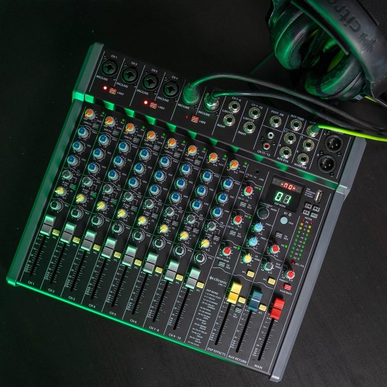 Console di Mixaggio CMC-14 con Effetti DSP, USB e Bluetooth per Eventi Live