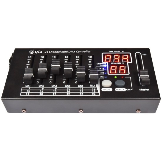 Controller DMX Mini 24 Canali per Effetti Luce Professionali