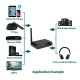 Convertitore Audio Multifunzionale e Ricevitore Bluetooth con Telecomando IR